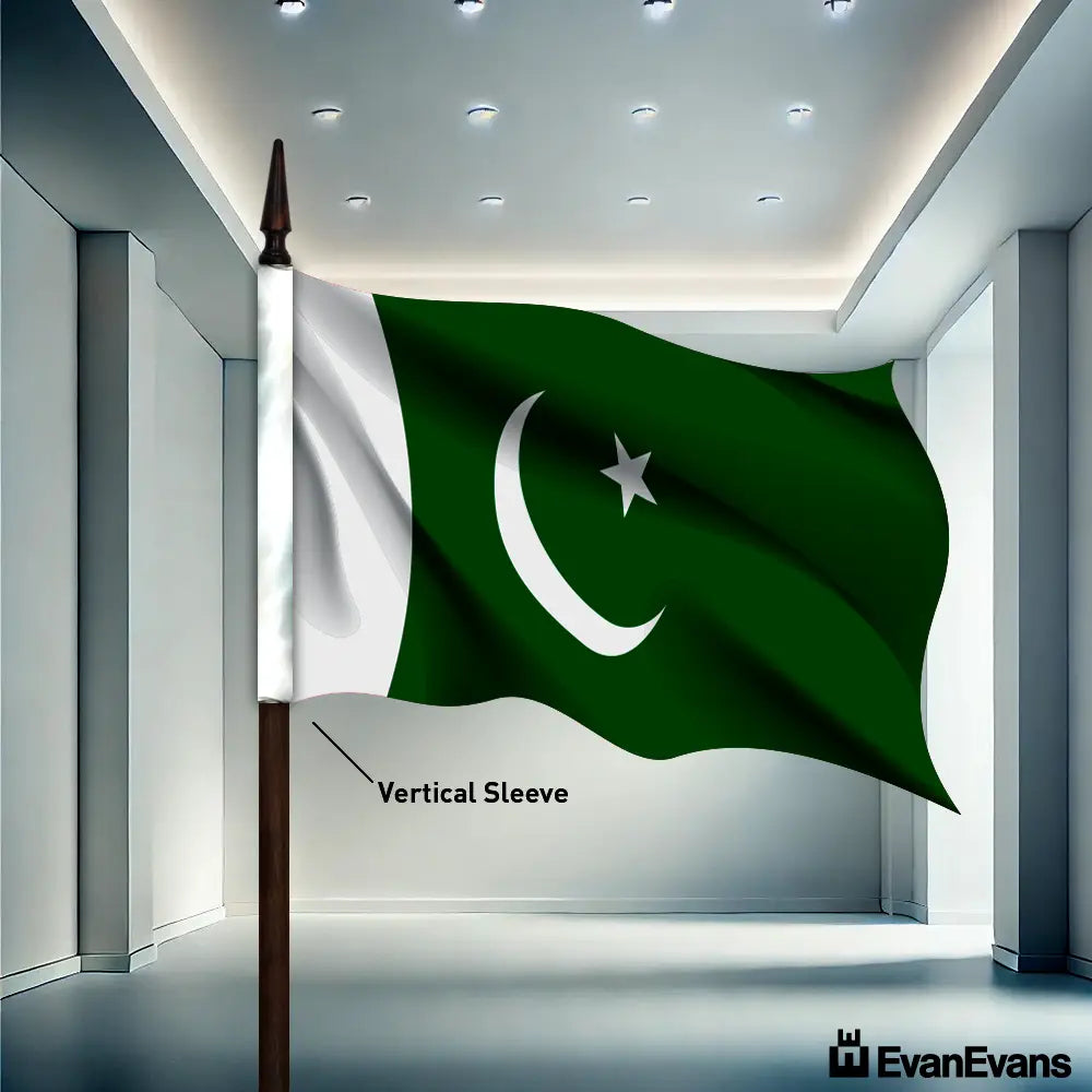 Pakistan flag vertical sleeve