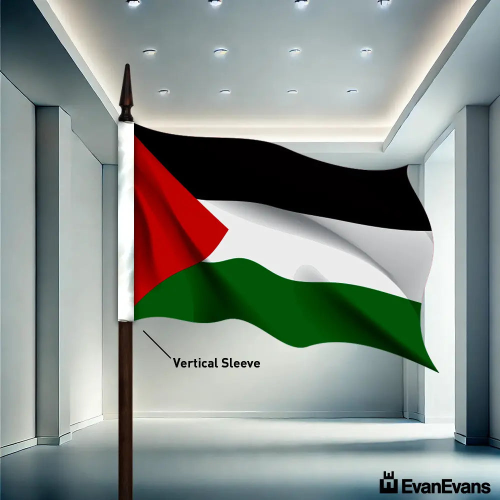 Palestine flag vertical sleeve