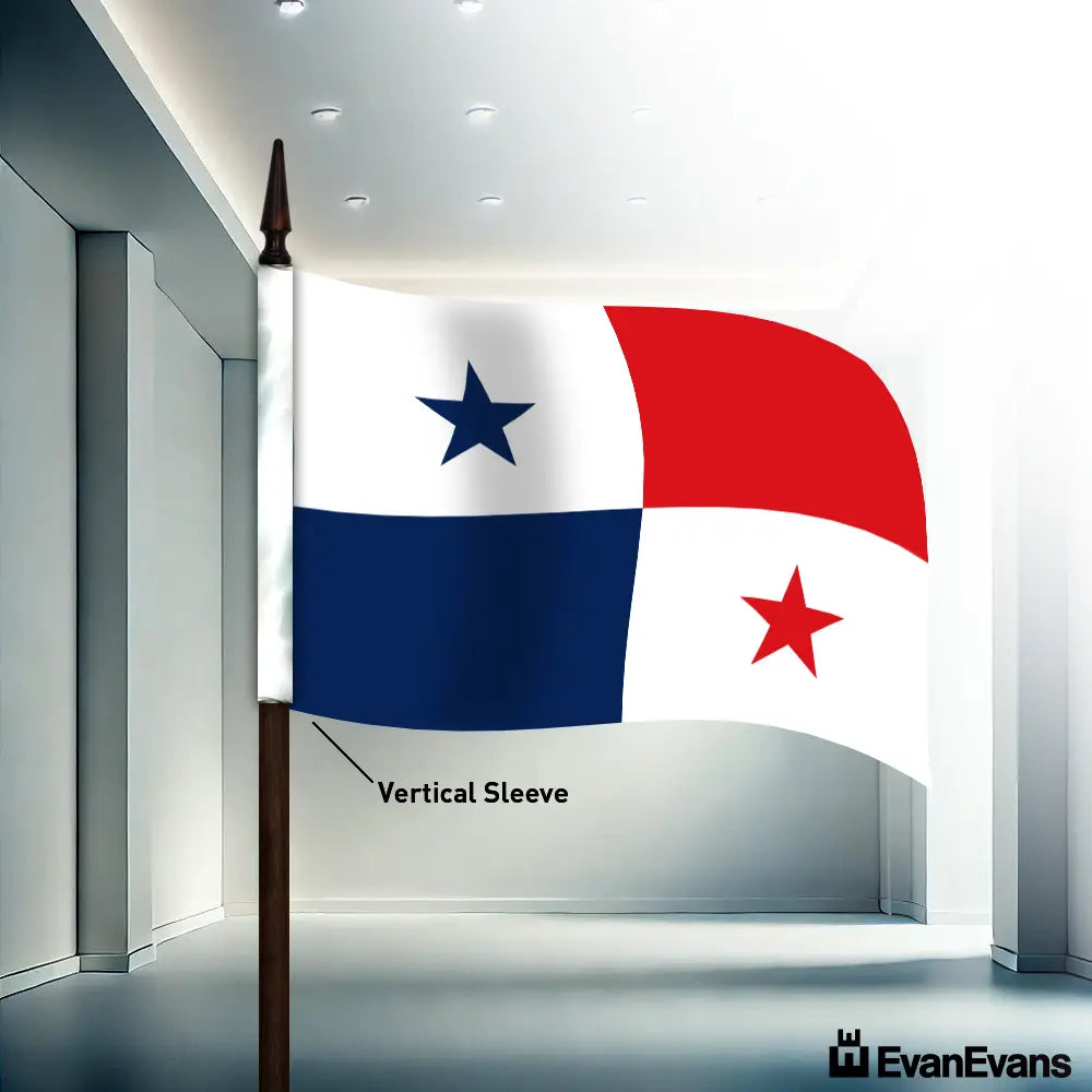 Panama flag vertical sleeve