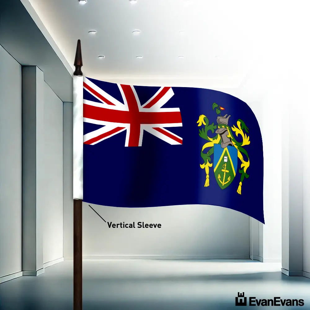 Pitcairn Islands flag vertical sleeve