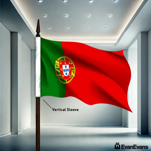 Portugal flag vertical sleeve