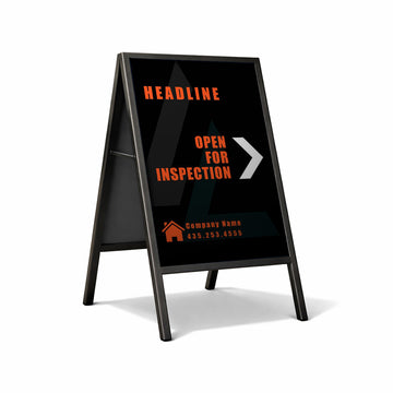 Real Estate A-Frame Sign - Inspection Today