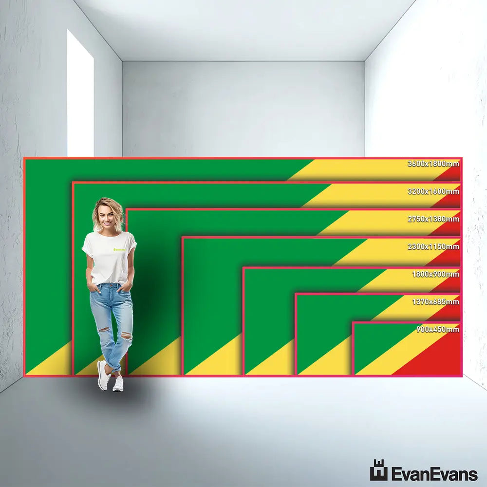 Republic of the Congo flag size guide comparison