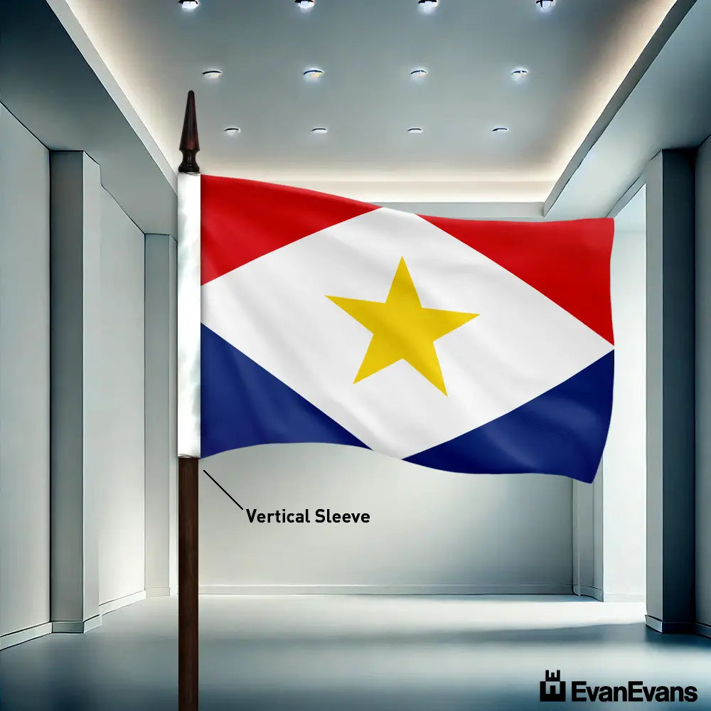 Saba flag header with loops