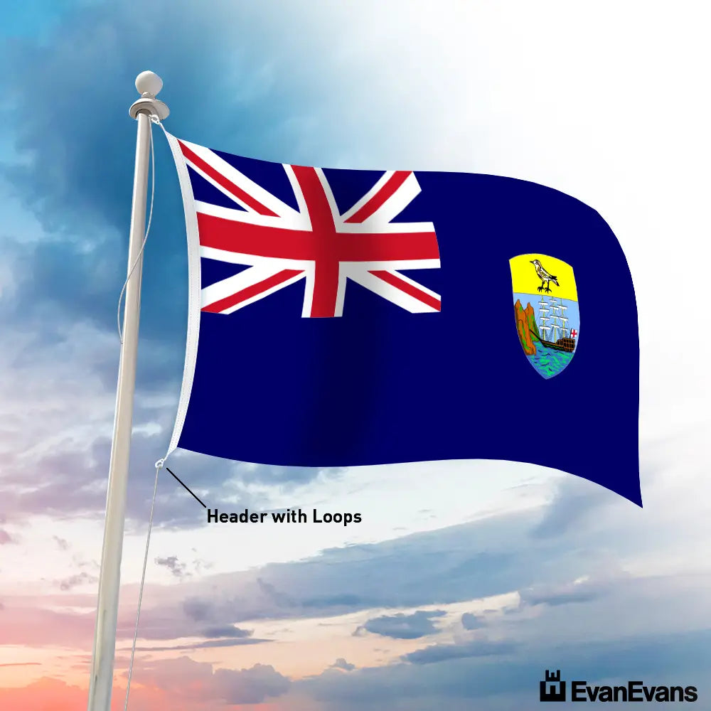 Saint Helena flag header with loops