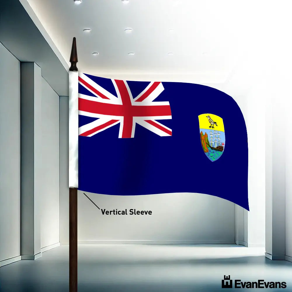 Saint Helena flag vertical sleeve