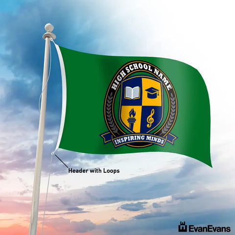 School Flag outdoor green