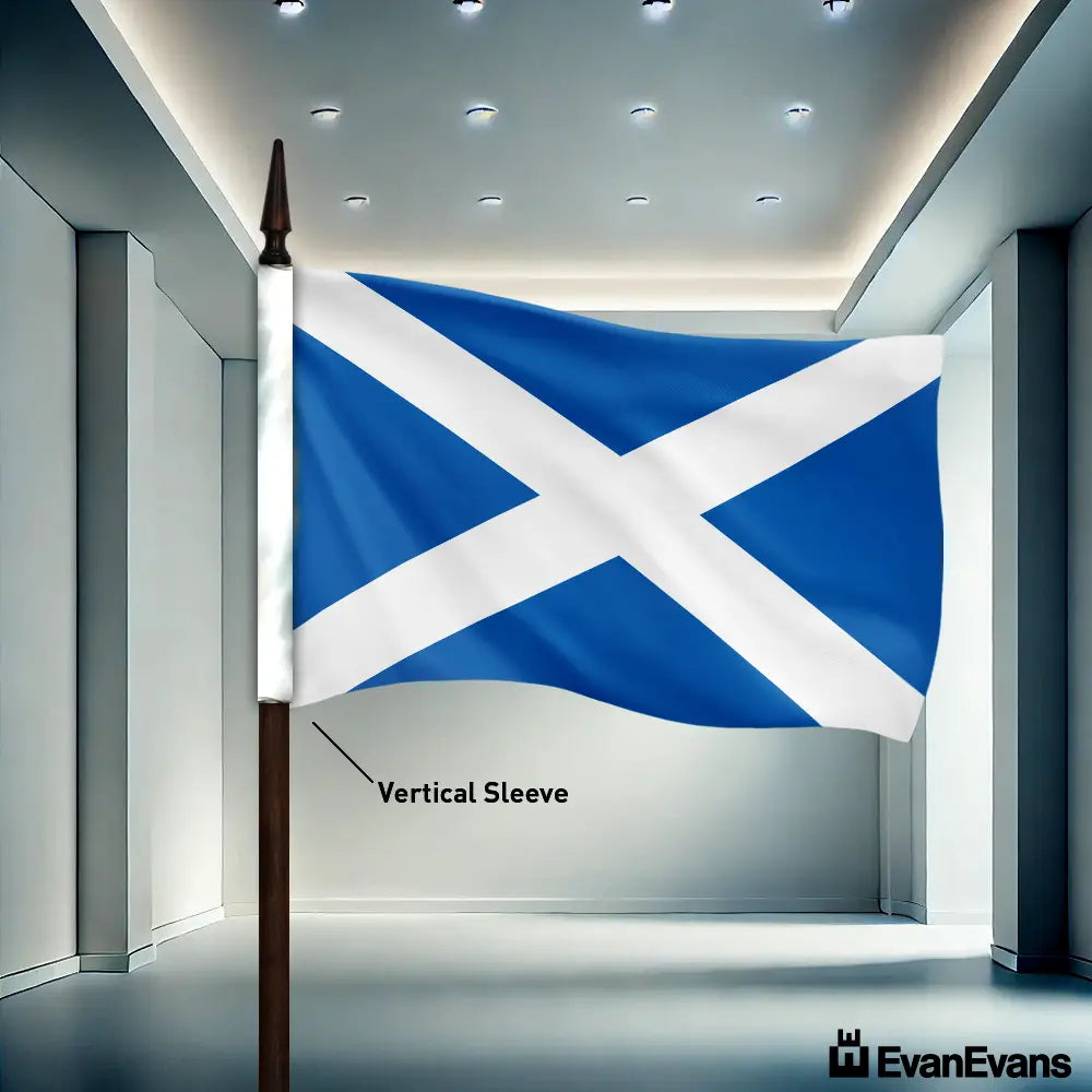 Scotland flag vertical sleeve