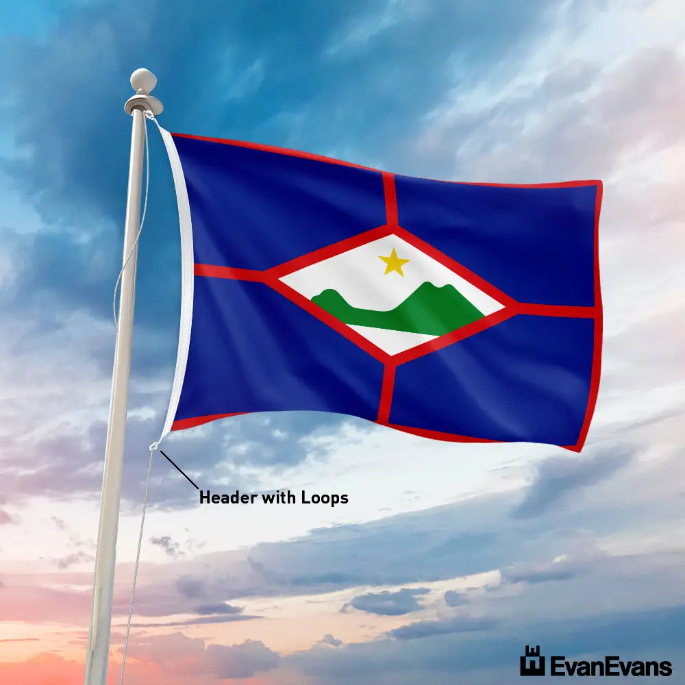 Sint Eustatius flag header with loops