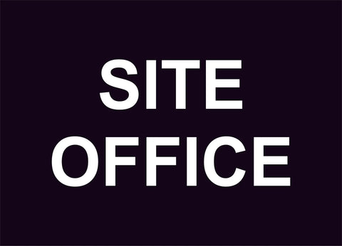 Site Office Construction Sign
