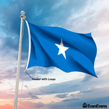 Somalia flag header with loops