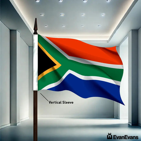 South Africa flag vertical sleeve