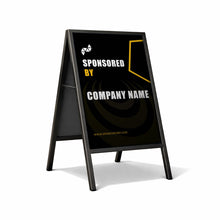 Sports A-Frame Sign - Sponsor Signage