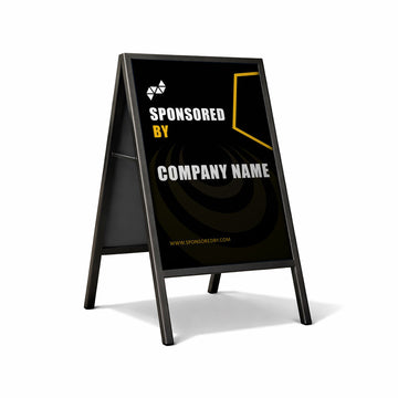 Sports A-Frame Sign - Sponsor Signage