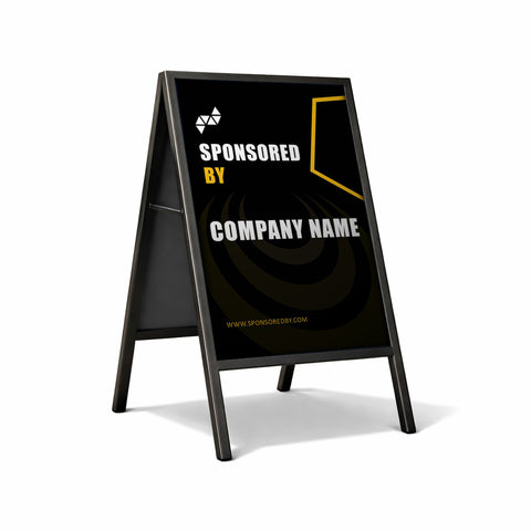 Sports A-Frame Sign - Sponsor Signage