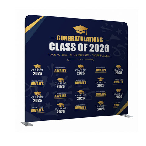 Media wall for graduation