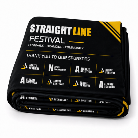 Straightline Media Wall - Sports Sponsor Media Wall