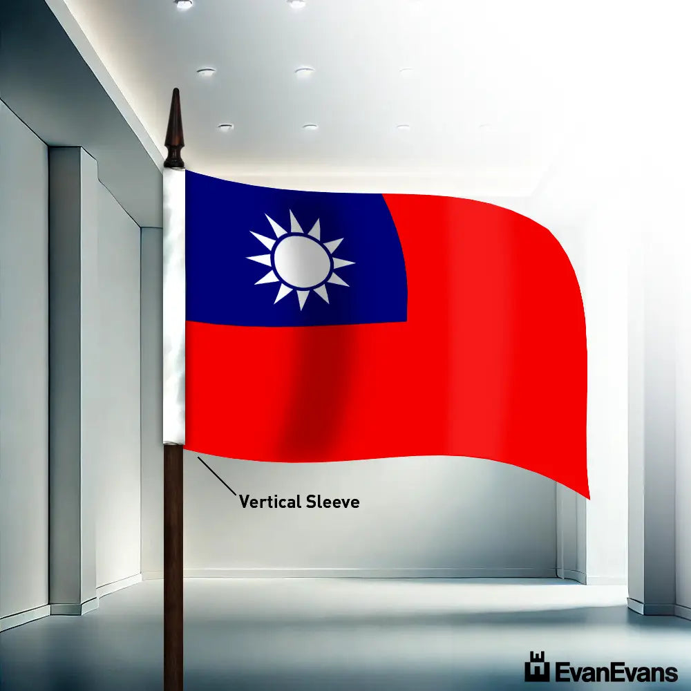 Taiwan flag vertical sleeve