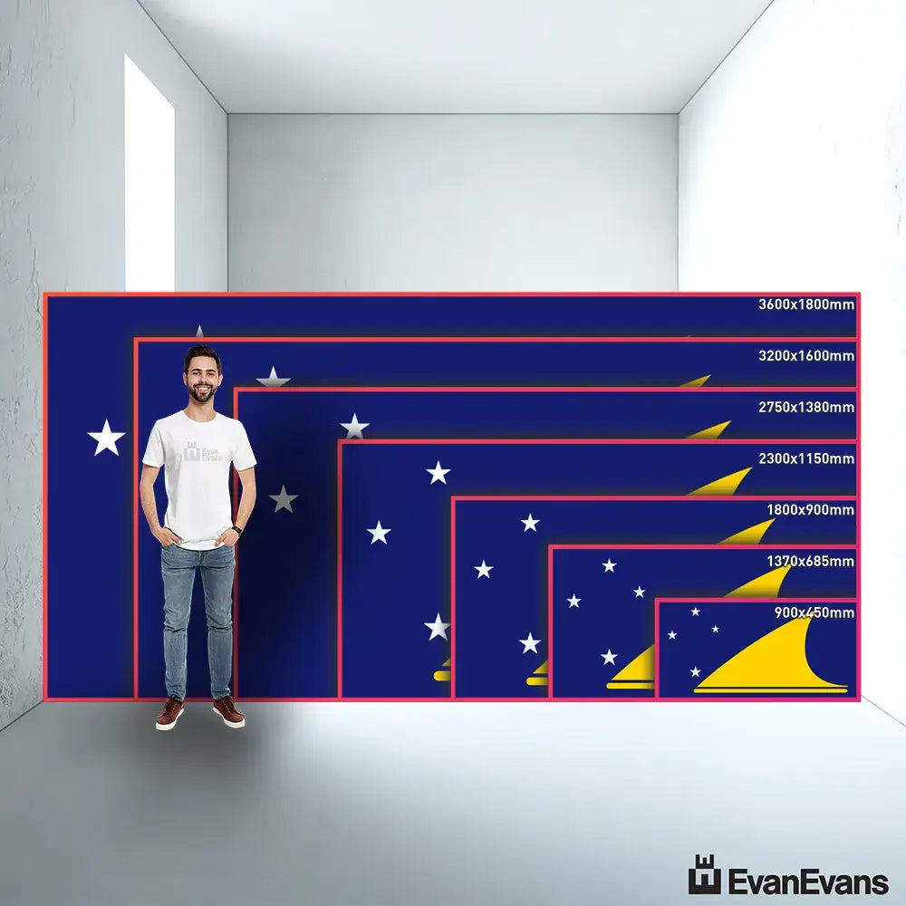 Tokelau flag size guide comparison