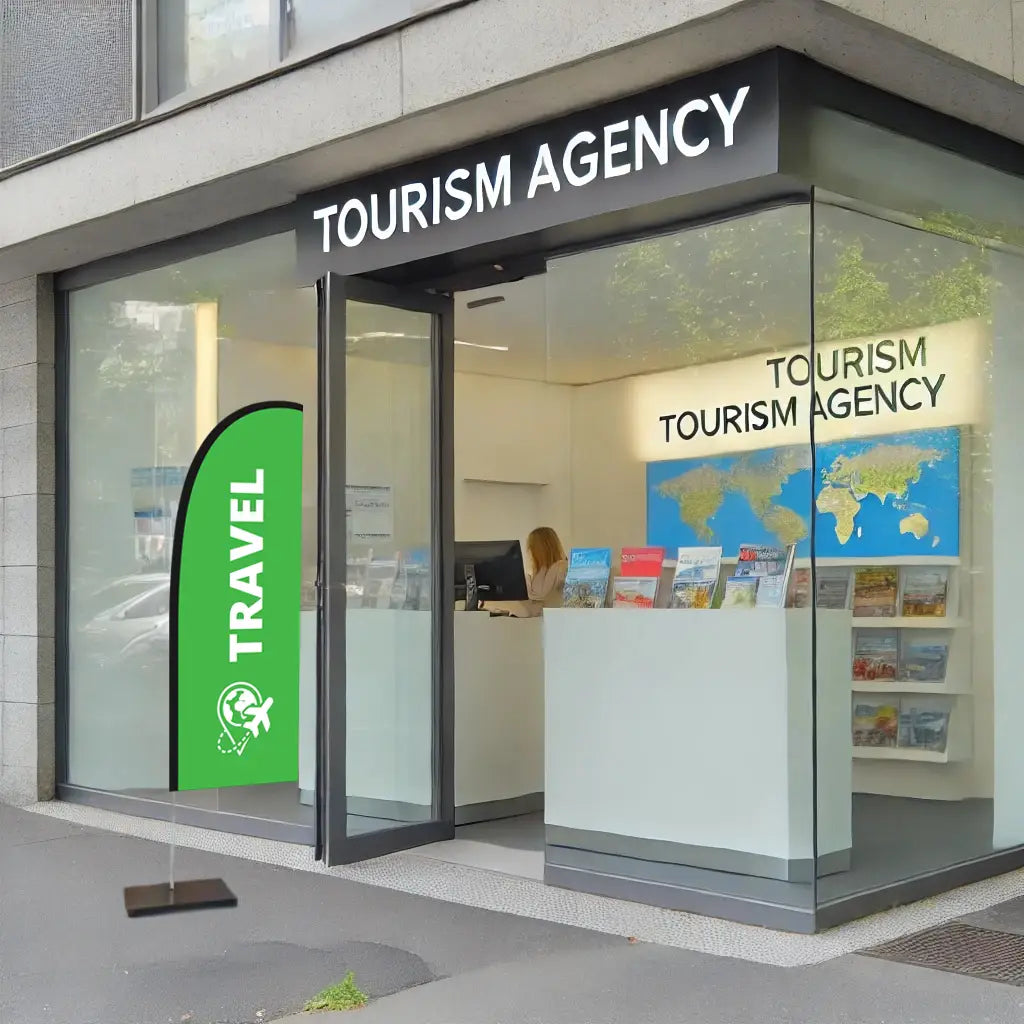 Travel Green Feather Flag Tourism Agency