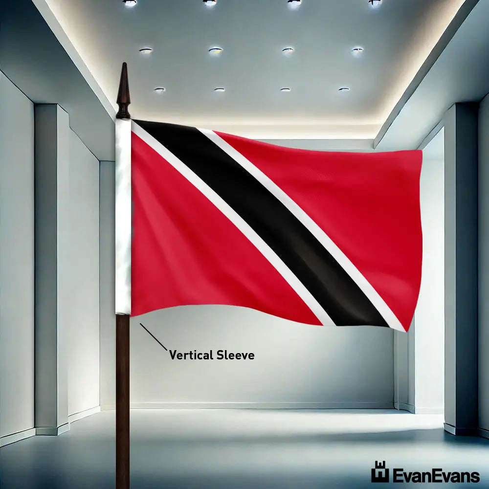 Trinidad and Tobago flag vertical sleeve