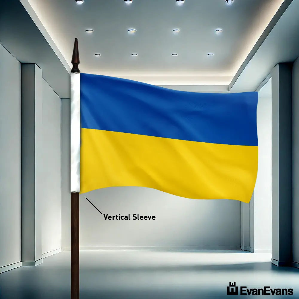 Ukraine flag vertical sleeve