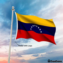 Venezuela flag header with loops