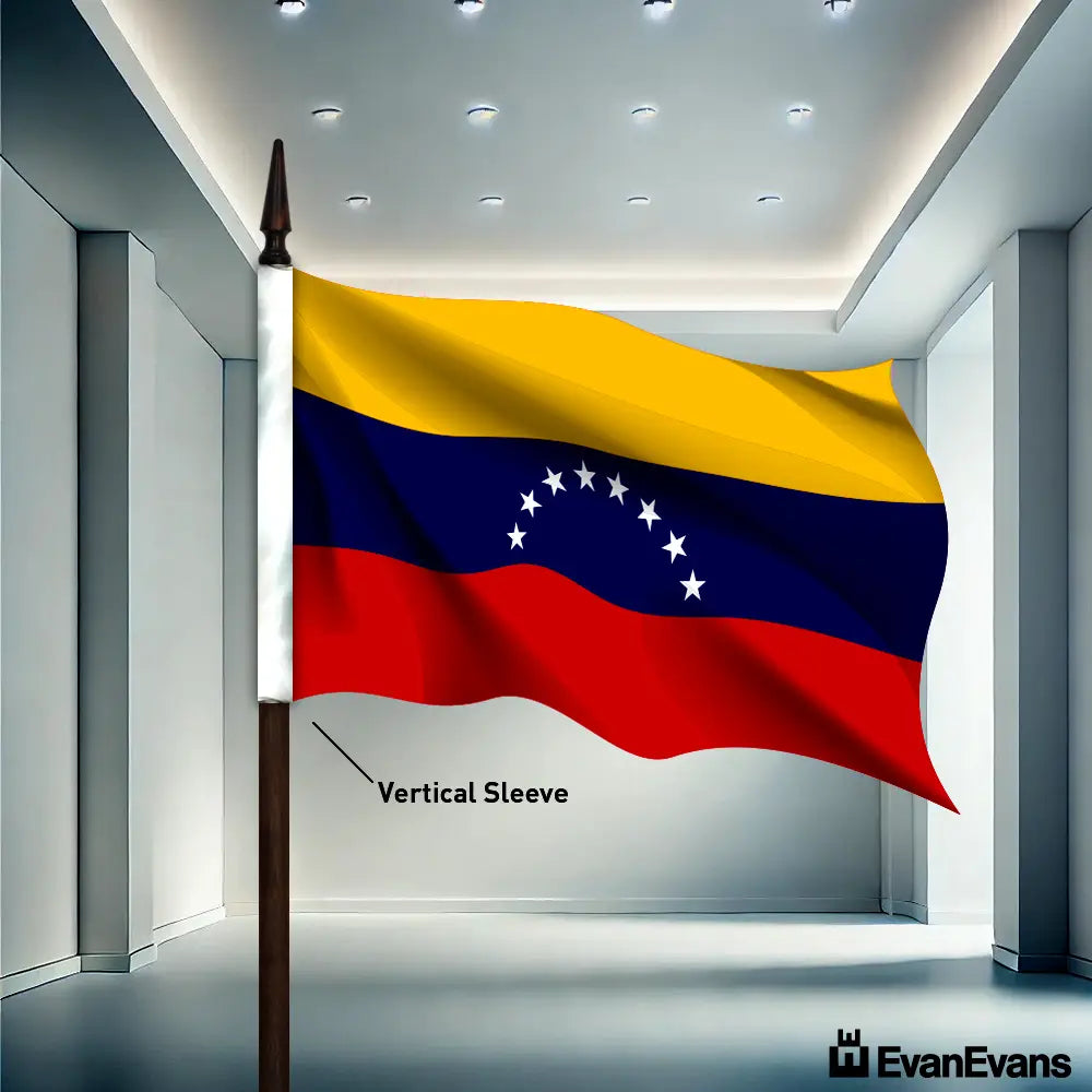 Venezuela flag vertical sleeve