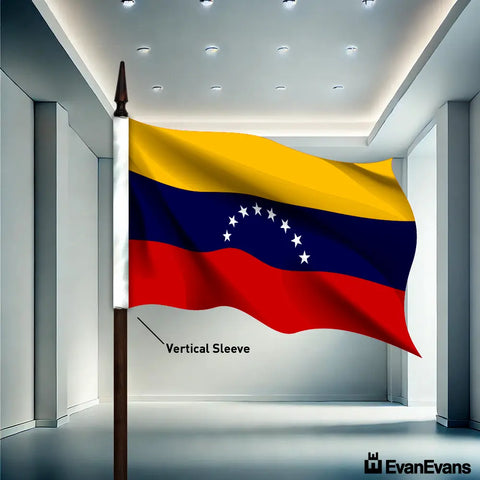 Venezuela flag vertical sleeve