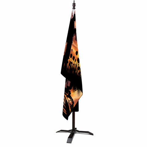 Custom ANZAC Flag – Soldier Sunset Design (Editable 1800x900)