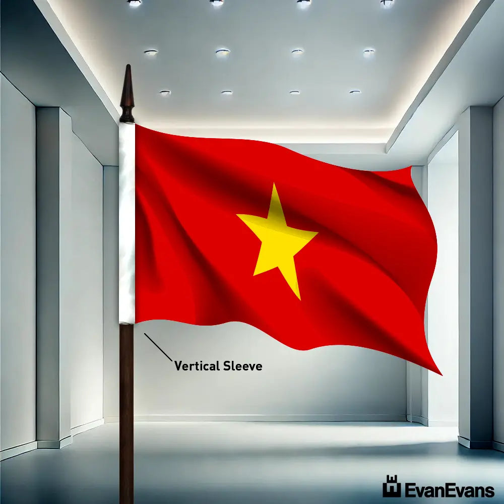 Vietnam flag vertical sleeve