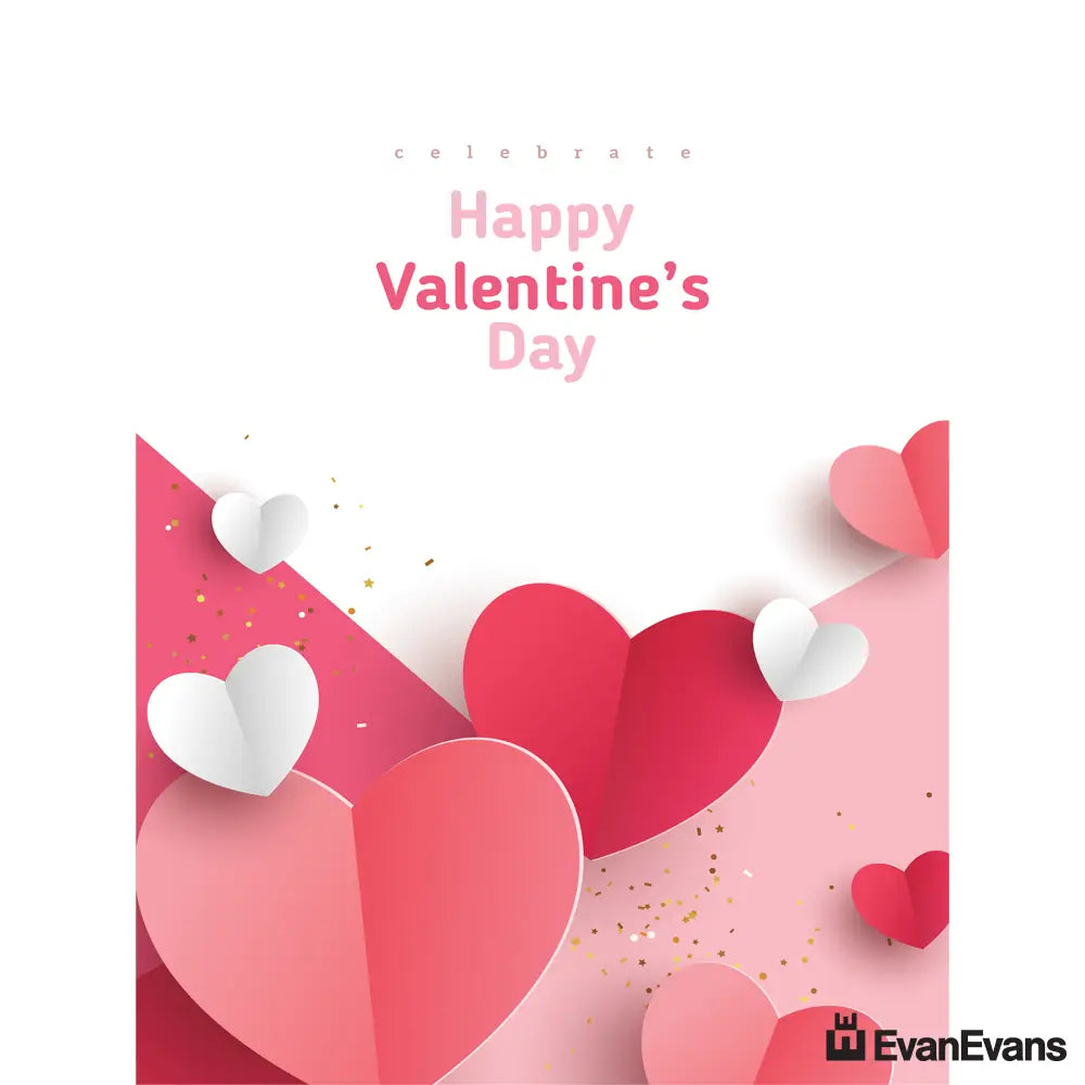 a frame celebrate valentines day sign