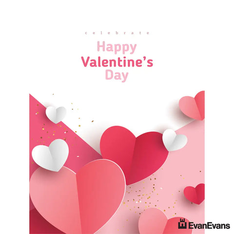 a frame celebrate valentines day sign