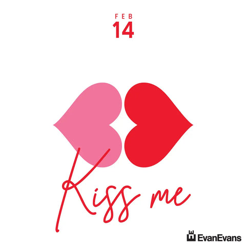 a frame kiss me sign