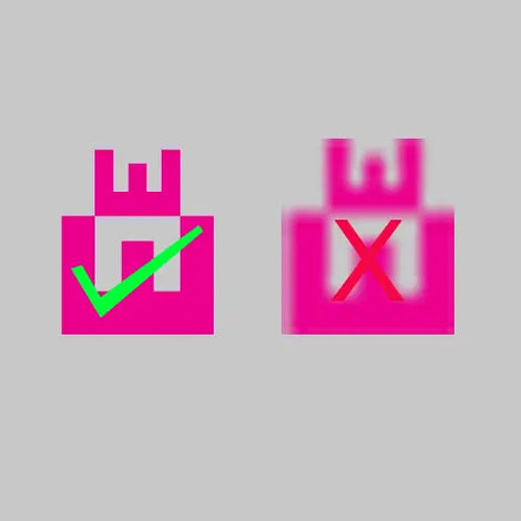 Artwork image resolution requirement example