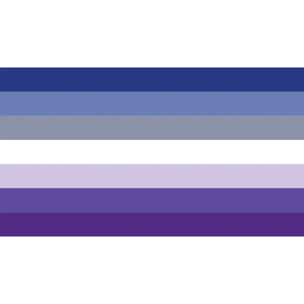 blue butch lesbian pride corflute poster