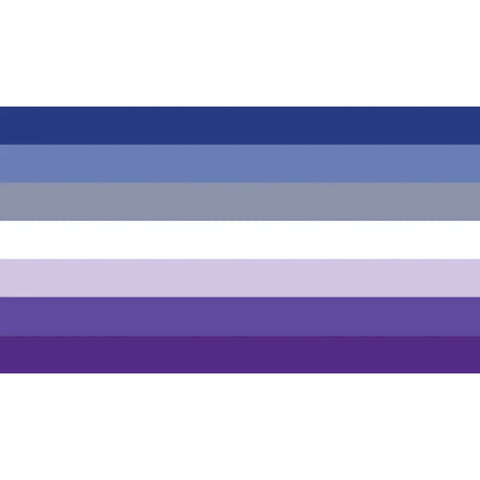 blue butch lesbian pride corflute poster