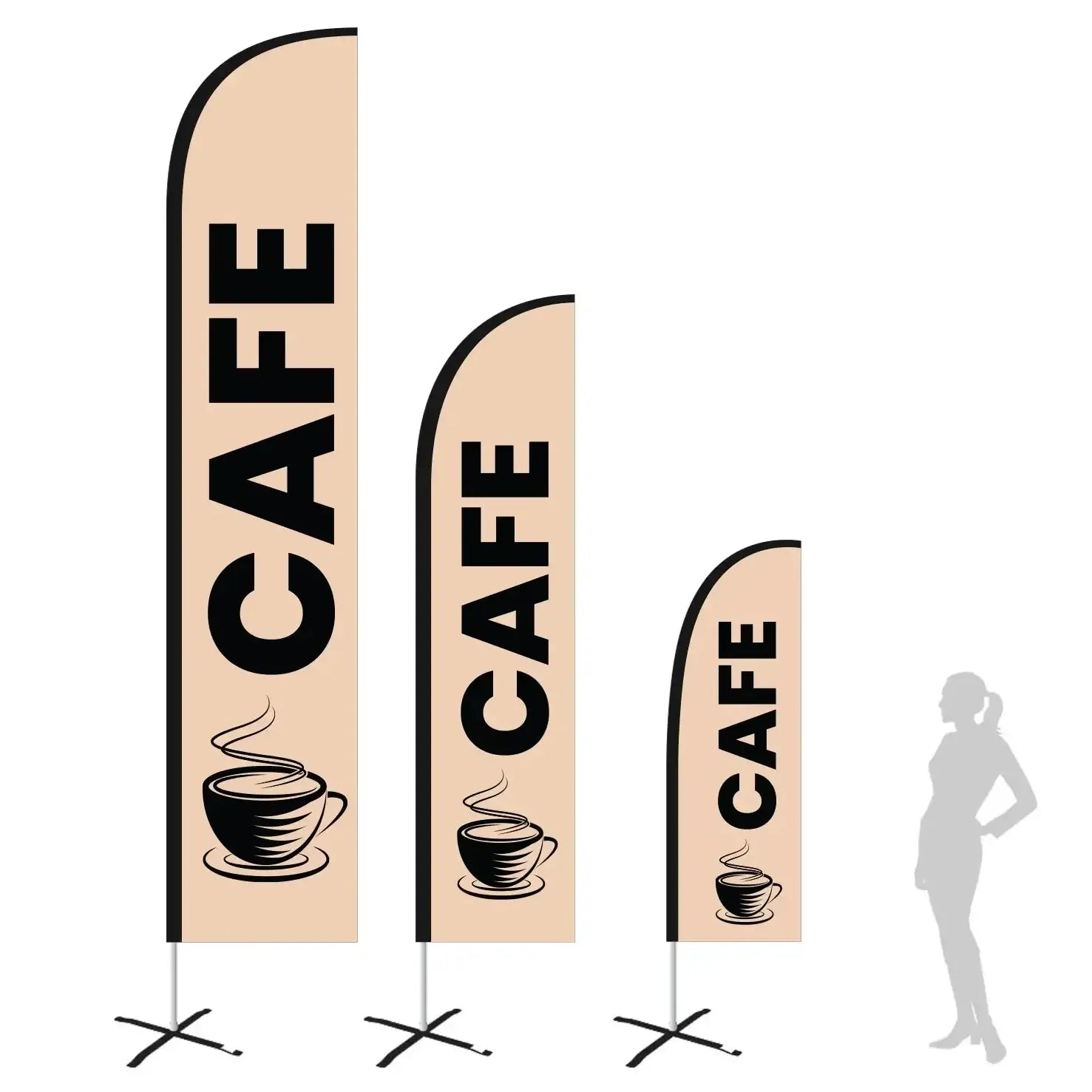 cafe beigefeather flag