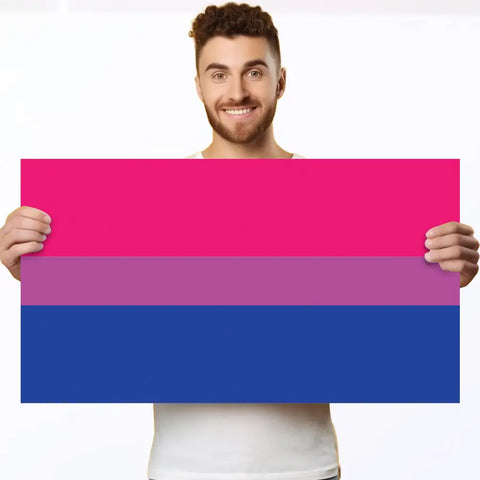 corflute bisexual pride poster