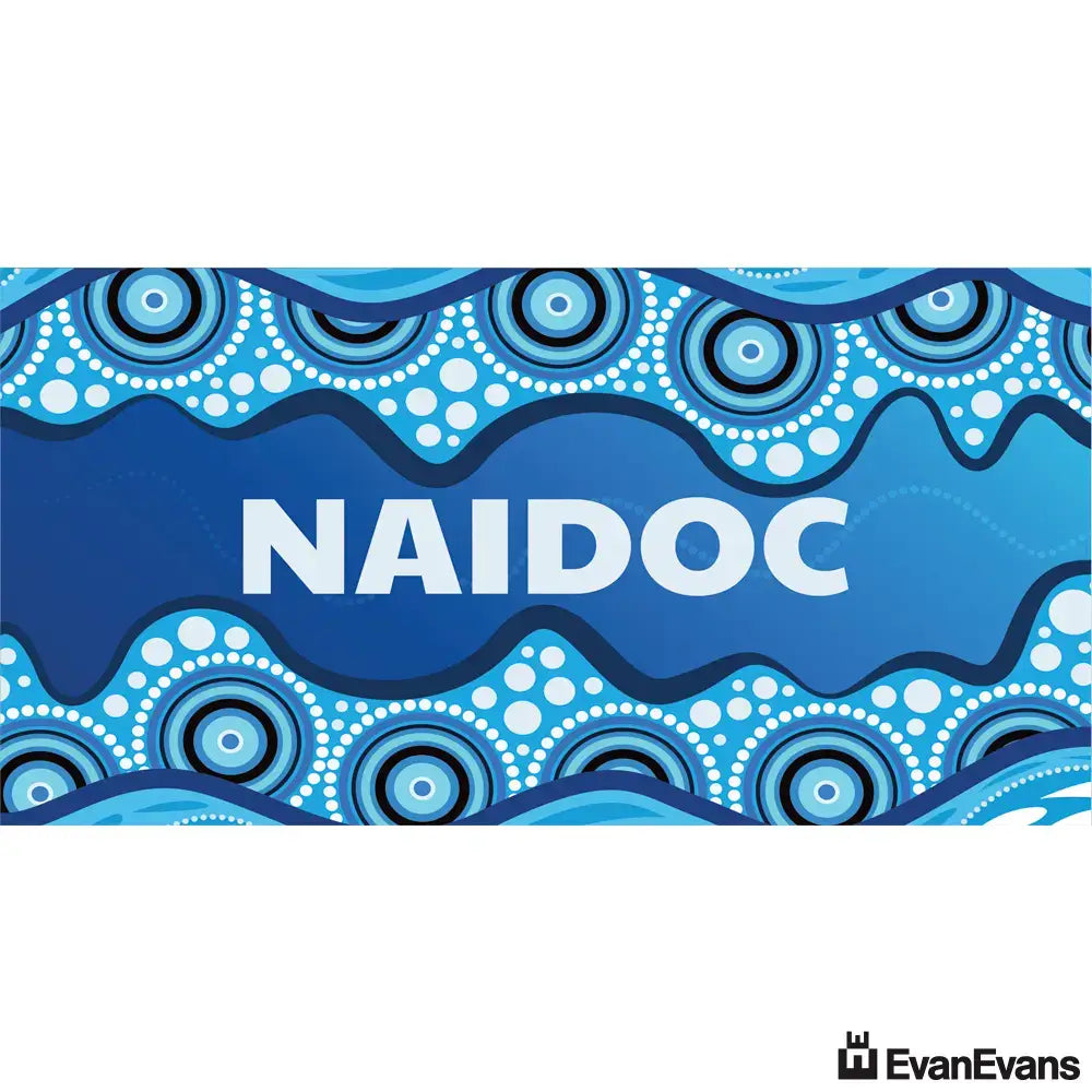 corflute blue naidoc poster