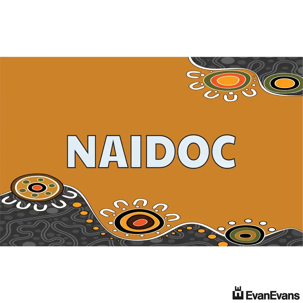 corflute brown naidoc poster