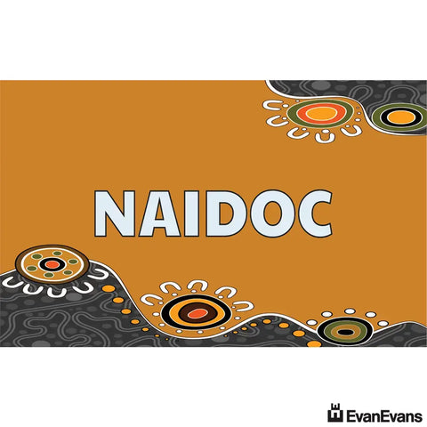 corflute brown naidoc poster