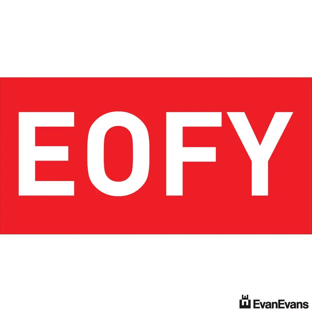 corflute eofy poster