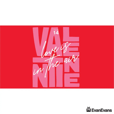 corflute love is in the air poster