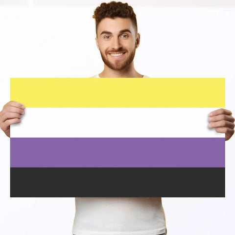 corflute non binary pride poster