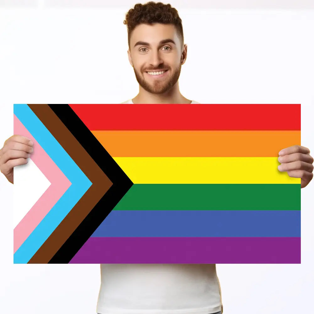 corflute progress pride poster