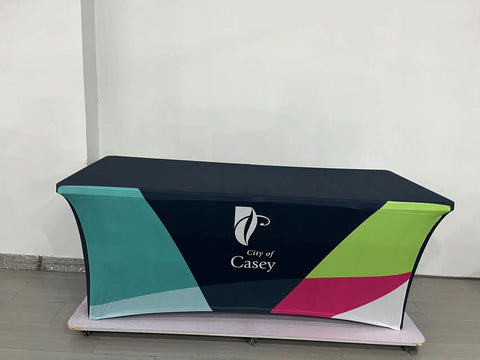 Alphagraphics Table Clothes Printed Table Cloths - Custom Fitted, Loose & Stretch Designs – Evan Evans