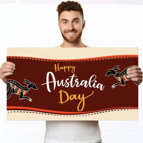 design 1 australia day corflute poster