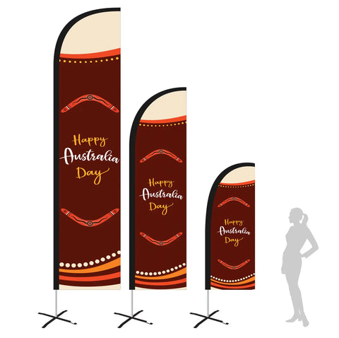 design 3 australia day feather flag