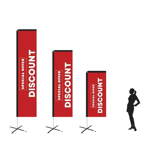 discount red rectangle flag product image